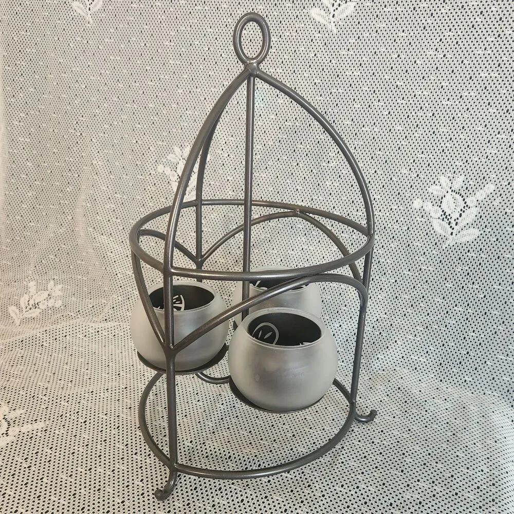 Partylite Shawdow Lights Lantern Retired NIB P8507